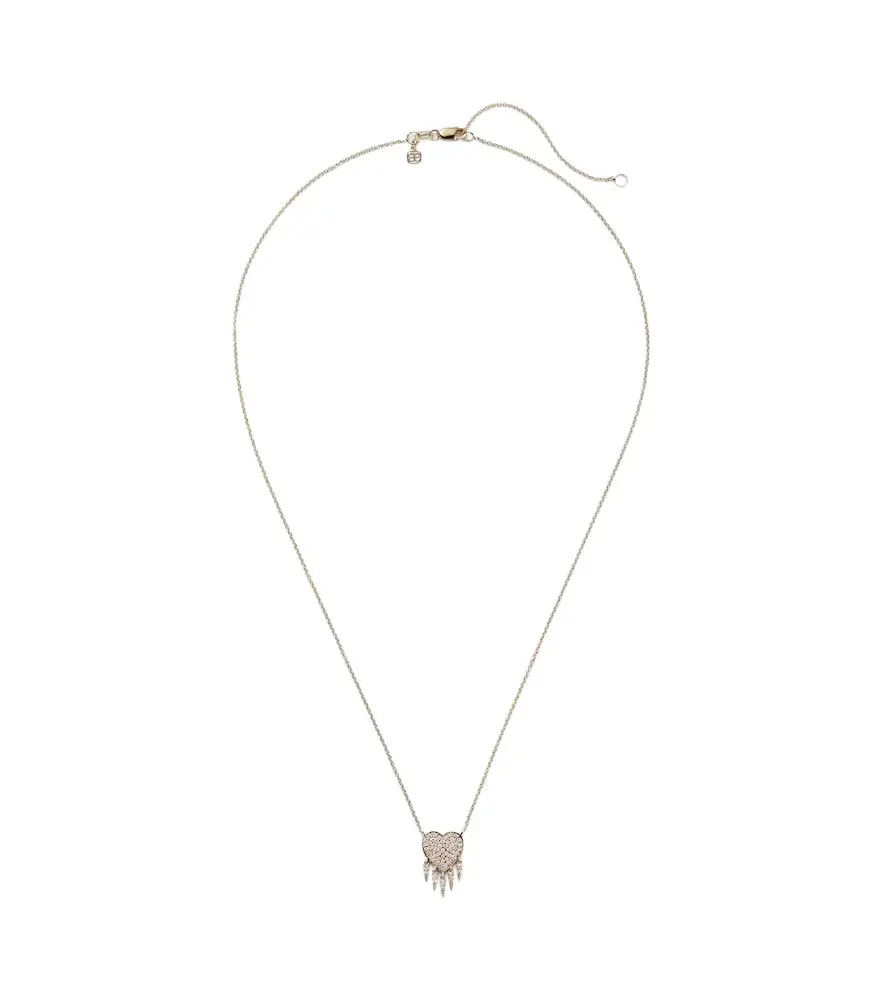 Sydney Evan 14kt gold necklace with diamonds