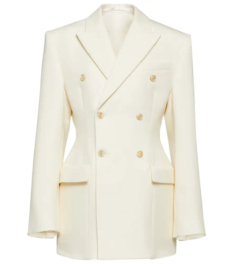Wardrobe.NYC Wardrobe. NYC Contour double-breasted wool blazer