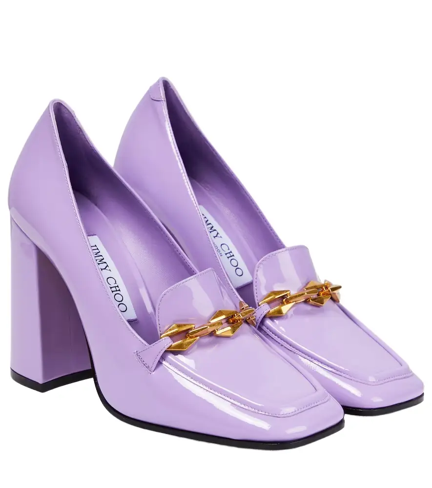 Jimmy Choo Diamond Tilda 100 patent leather pumps - Women's Shoes