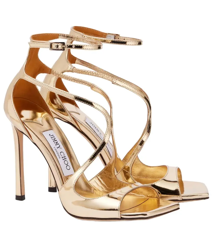 Jimmy Choo Azia 110 patent leather sandals