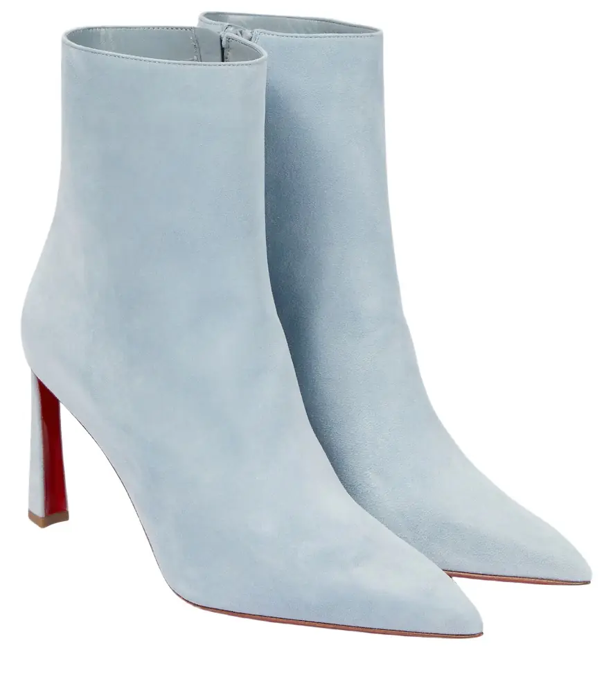 Christian Louboutin Condora 100 suede ankle boots
