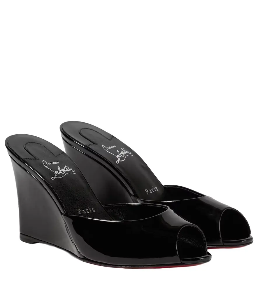 Christian Louboutin Me Dolly Zeppa patent leather sandals