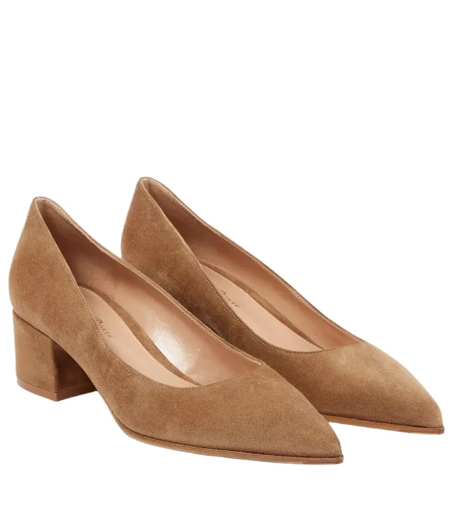 Gianvito Rossi Piper suede pumps