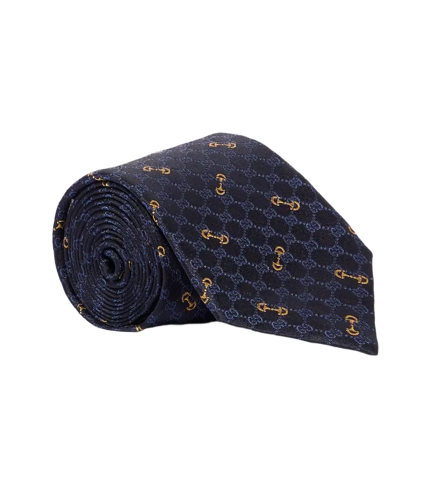 Gucci Horsebit silk tie