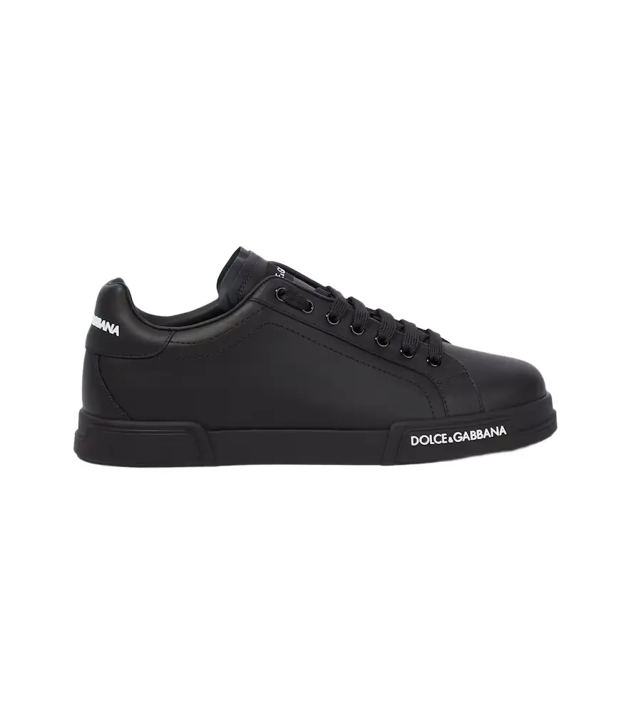 Dolce & Gabbana Logo leather sneakers