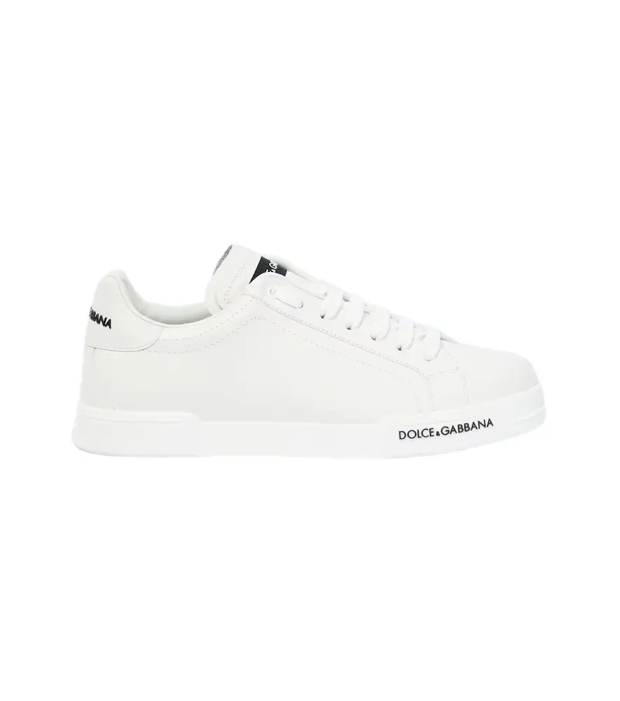 Dolce & Gabbana Logo leather sneakers