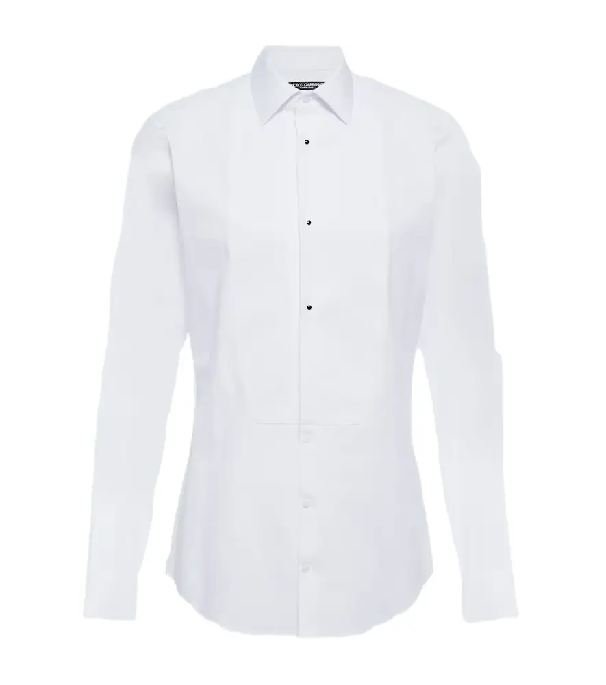 Dolce & Gabbana Tuxedo cotton poplin shirt