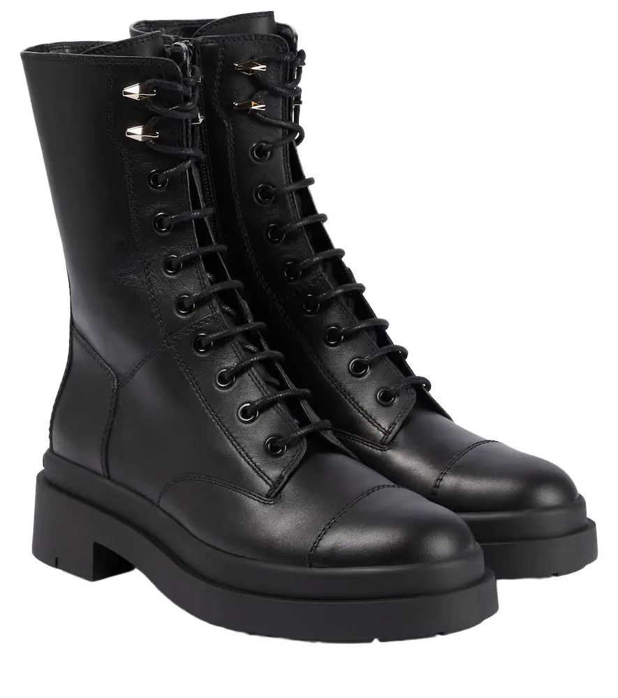 Jimmy Choo Nari leather mid-calf boots - Women's Shoes