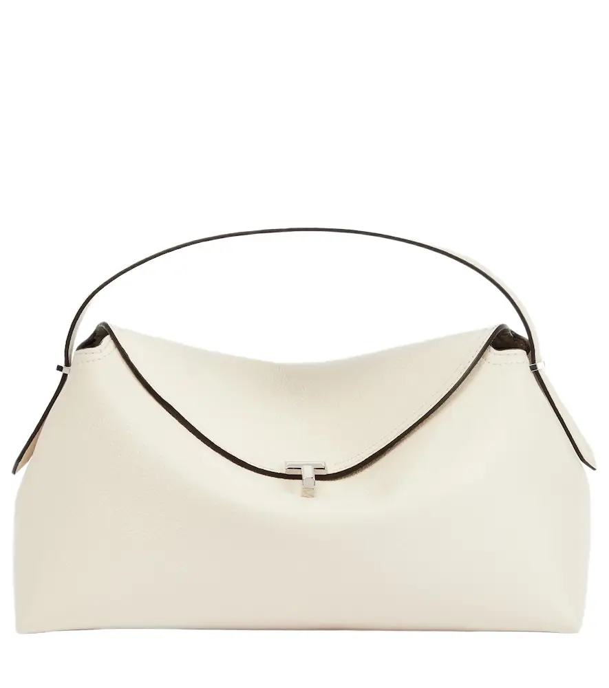 Toteme T-Lock Medium leather tote bag