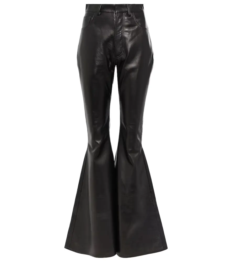 Alaia Alaïa Flared leather pants