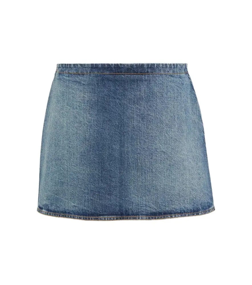 Alaia Alaïa Denim miniskirt