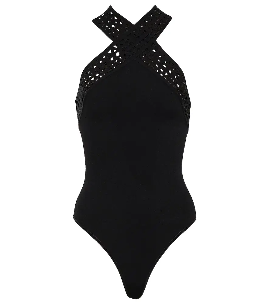 Alaia Alaïa Vienne halterneck bodysuit