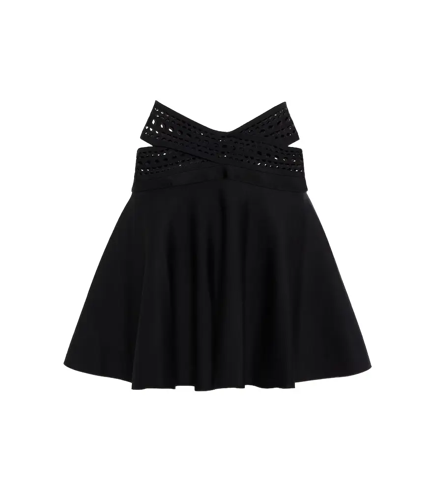 Alaia Alaïa Vienne high-rise miniskirt