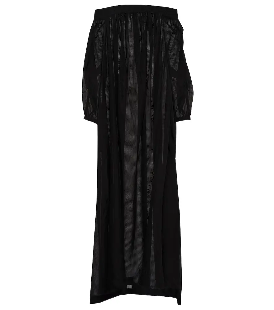 Alaia Alaïa Off-shoulder maxi dress
