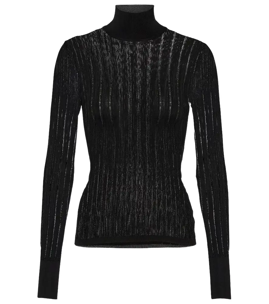 Alaia Alaïa Crinoline turtleneck sweater