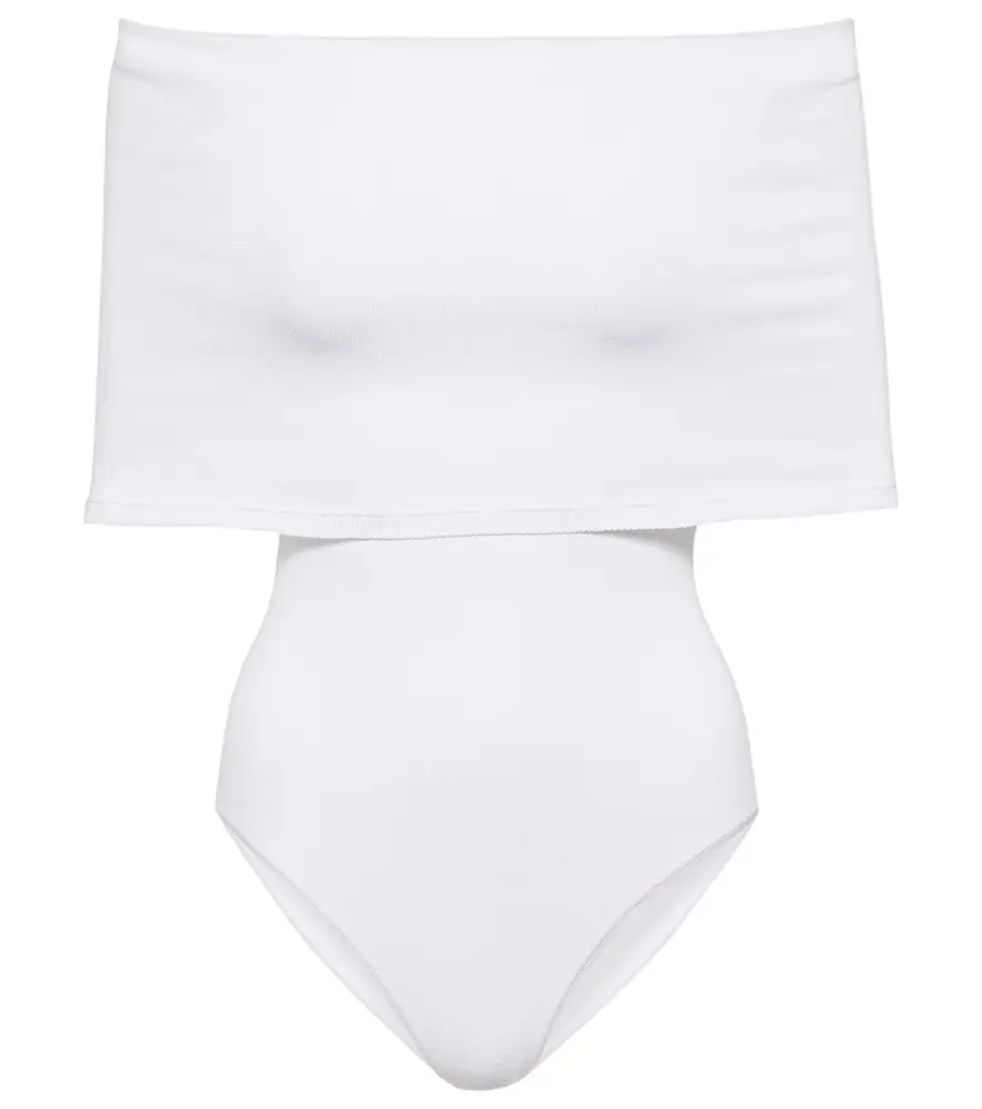 Alaia Alaïa Off-shoulder knit bodysuit
