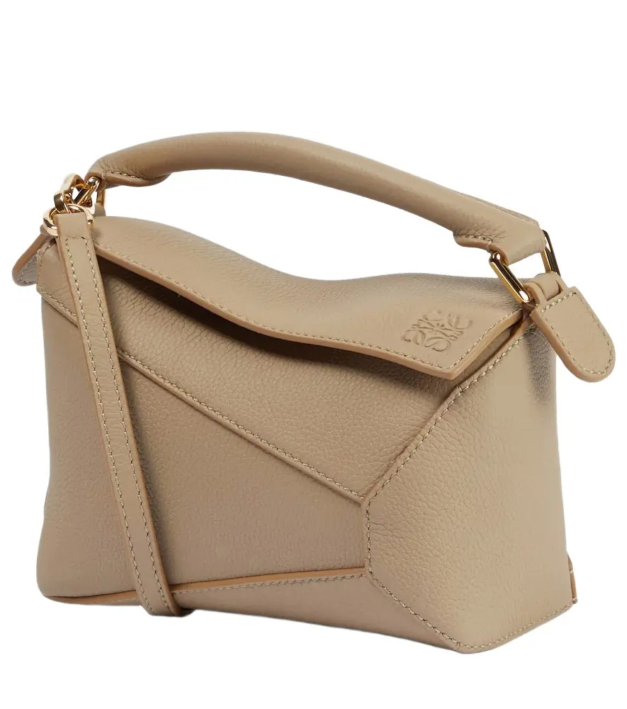 Loewe Puzzle Edge Mini leather top-handle bag