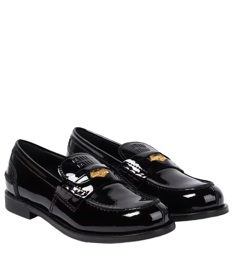 Miu Miu Patent leather loafers