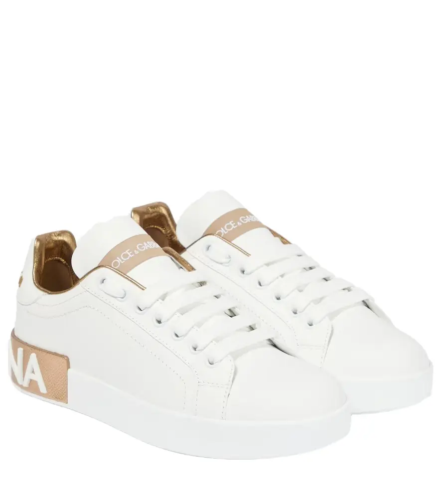 Dolce & Gabbana Portofino leather sneakers
