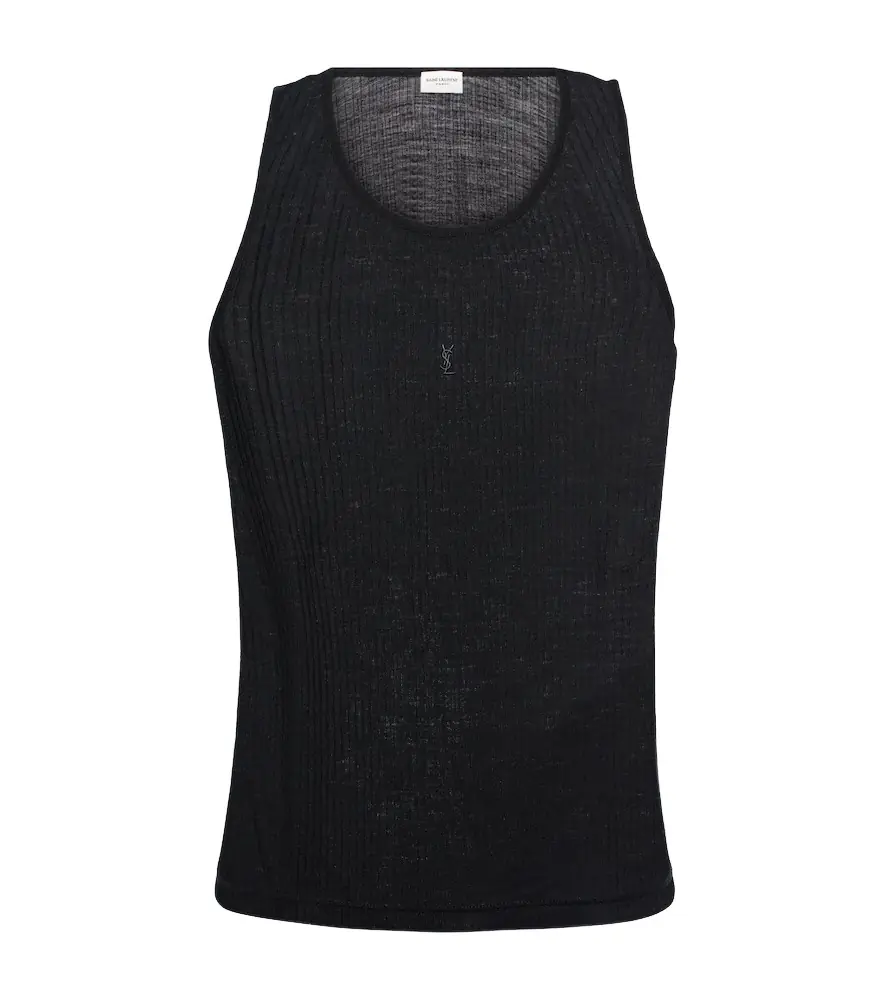 Saint Laurent Cassandra wool tank top