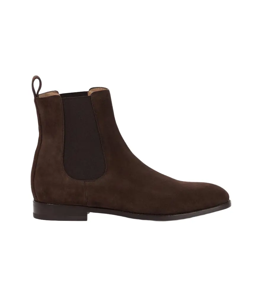 Manolo Blahnik Delsa suede Chelsea boot