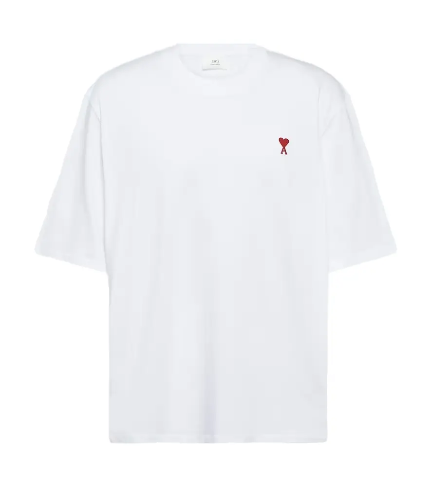 Ami Paris Ami De Caur cotton jersey T-shirt