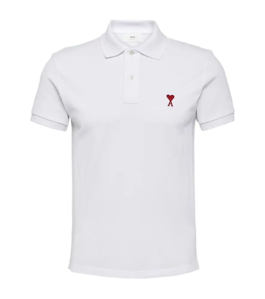 Ami Paris Ami De Caur cotton piqué polo shirt