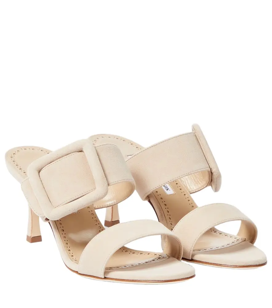 Manolo Blahnik Gable suede sandals