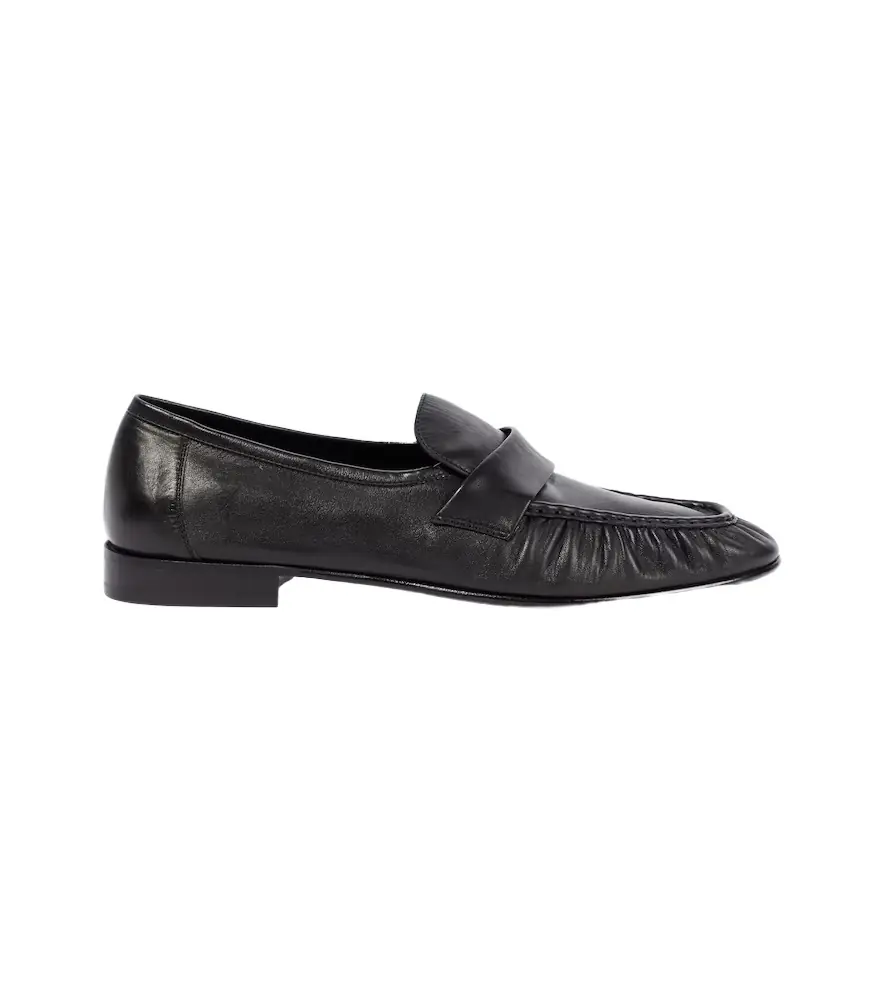 The Row Soft leather loafers