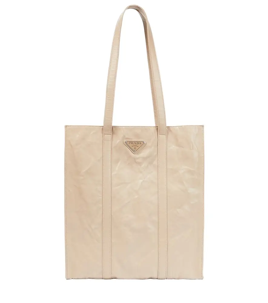 Prada Small leather tote bag