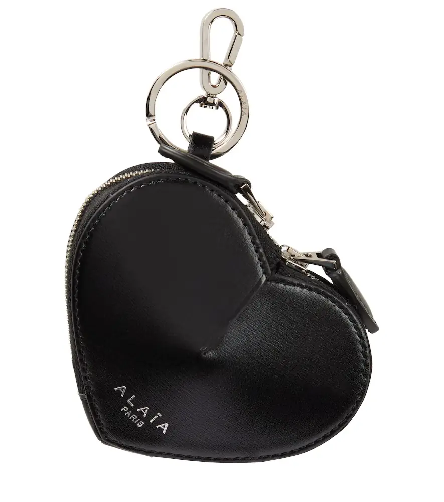 Alaia Alaïa Le Caur Mini leather coin purse