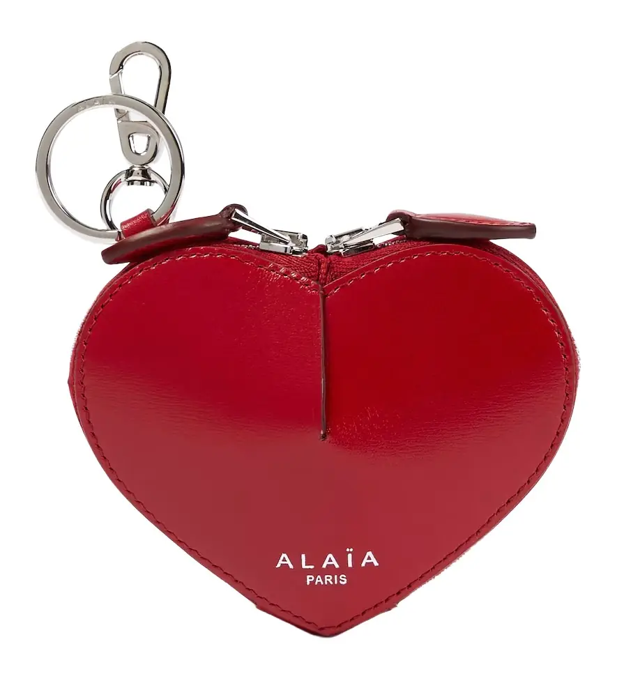 Alaia Alaïa Le Caur Mini leather coin purse