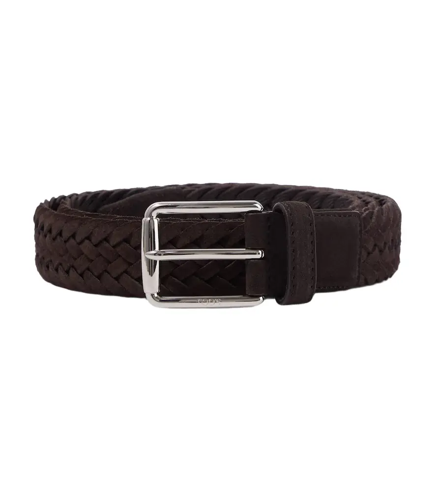 Tod's Braided suede belt