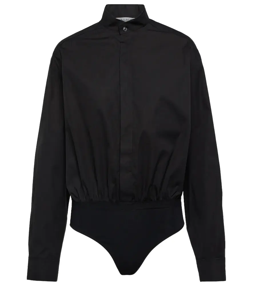 Alaia Alaïa Cotton poplin bodysuit