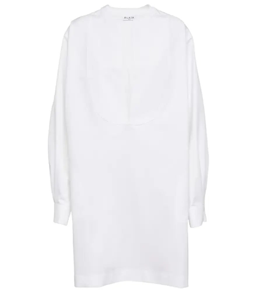 Alaia Alaïa Cotton poplin minidress