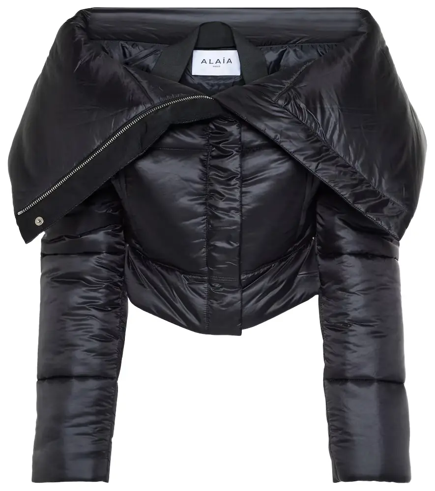 Alaia Alaïa Cropped puffer jacket