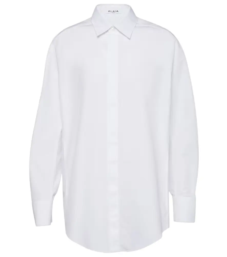 Alaia Alaïa Oversized cotton shirt