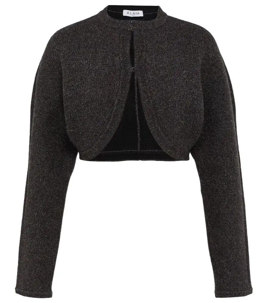 Alaia Alaïa Wool-blend shrug