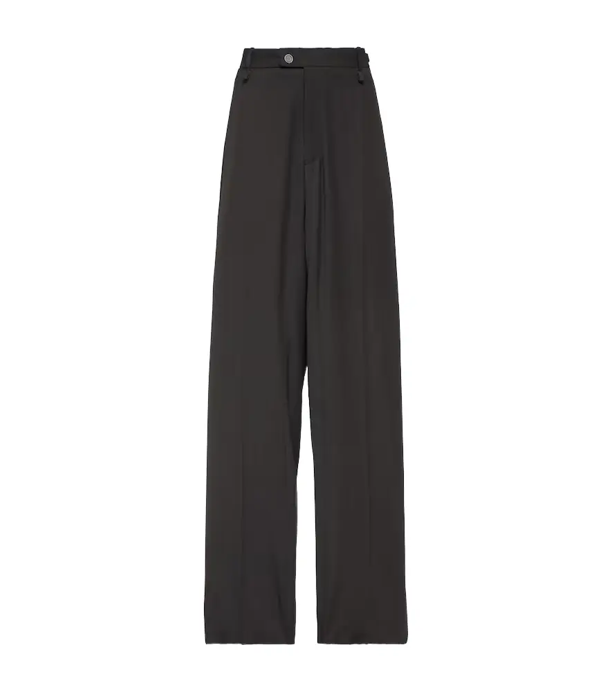 Balenciaga Skater tailored wool-blend wide-leg pants
