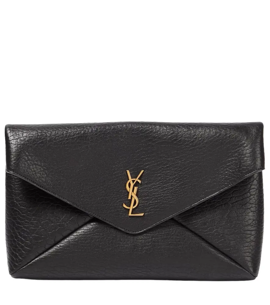 Saint Laurent Cassandre Large leather pouch
