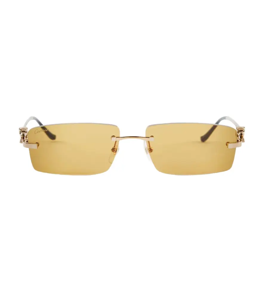 Cartier Eyewear Collection Panthère de Cartier rectangular sunglasses