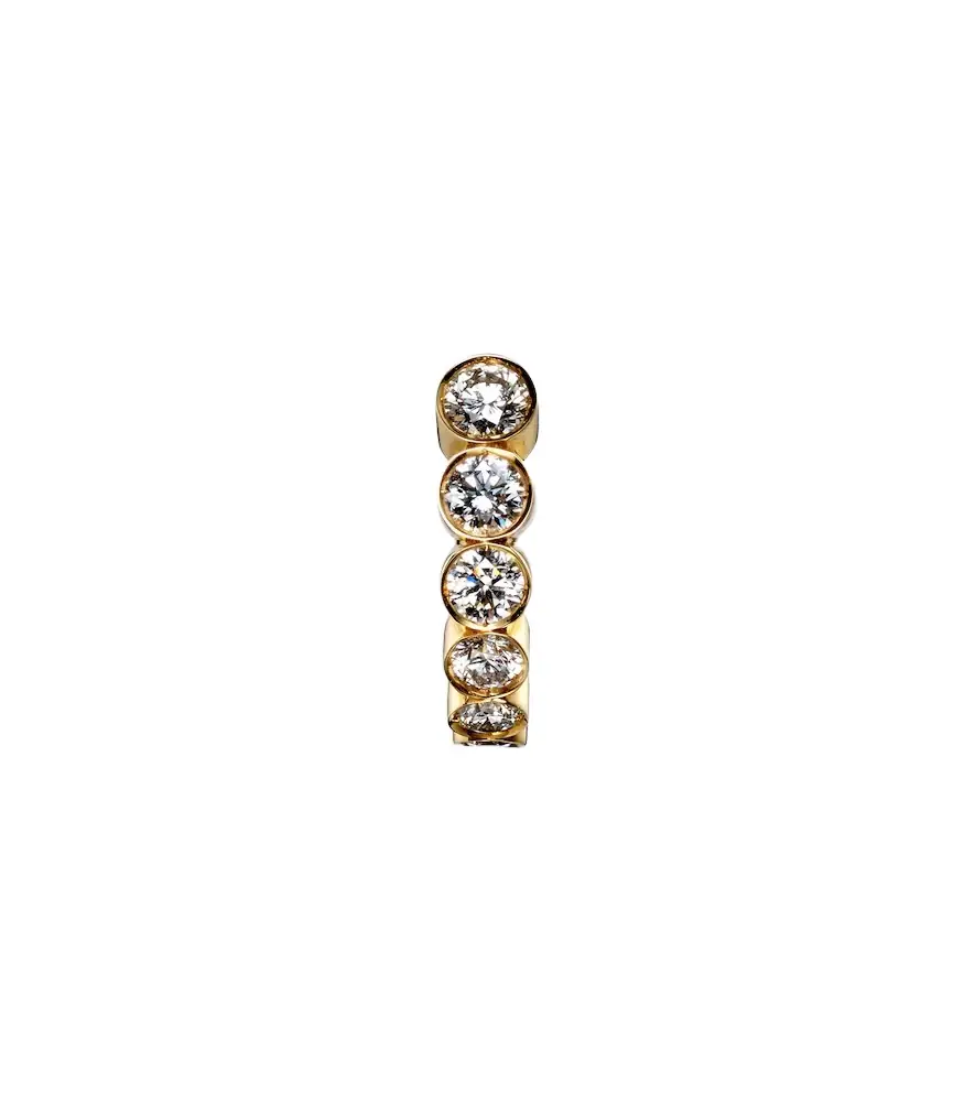 Sophie Bille Brahe Boucle Ensemble Petite 18kt gold single earring with diamonds