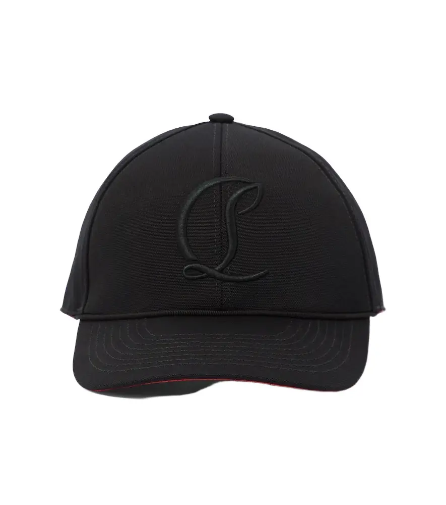 Christian Louboutin Mooncrest cotton canvas baseball cap