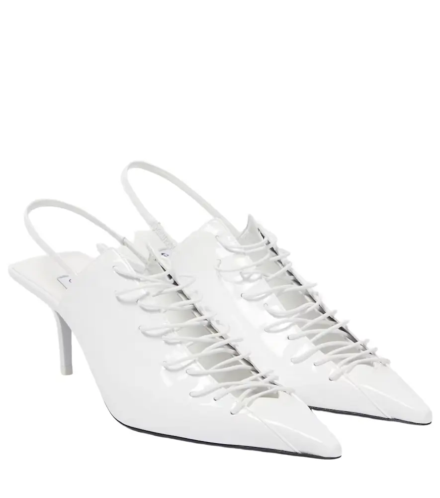 Jimmy Choo x Jean Paul Gaultier Corset leather pumps - Women's Shoes