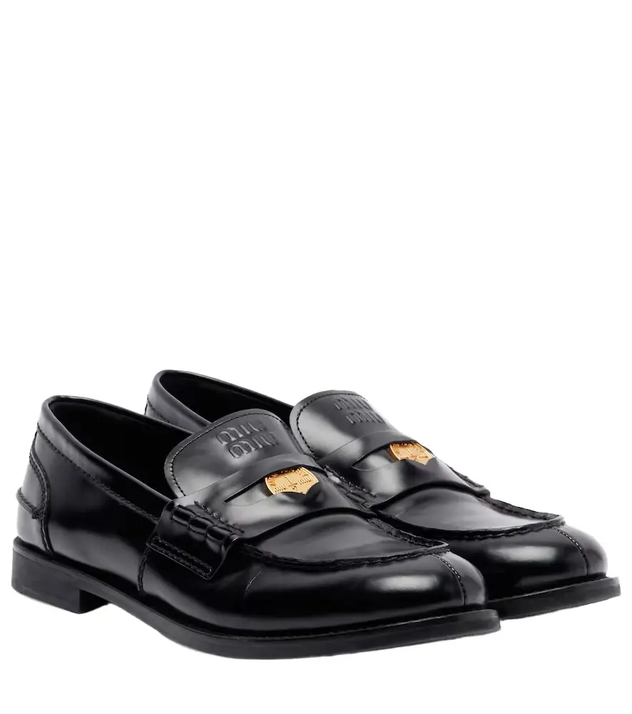 Miu Miu Leather loafers
