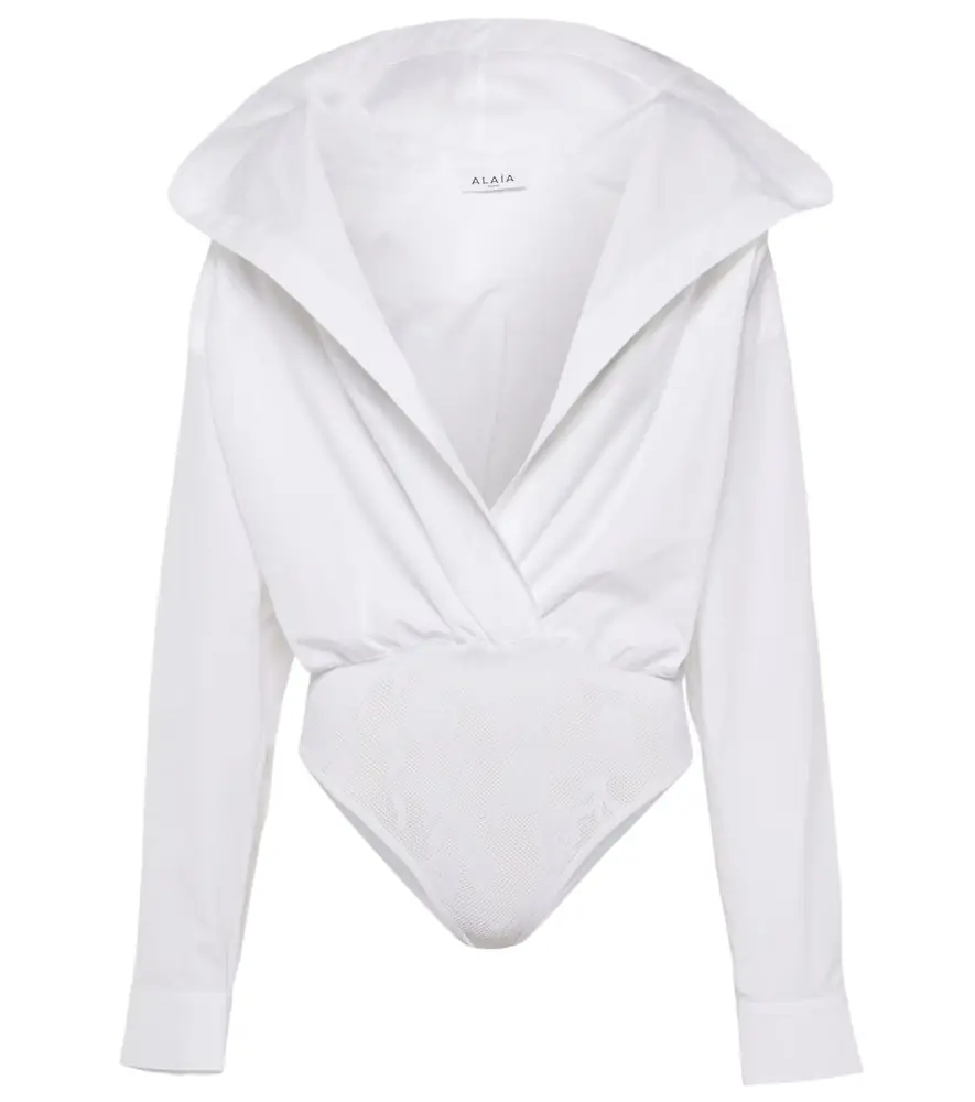 Alaia Alaïa Hooded bodysuit