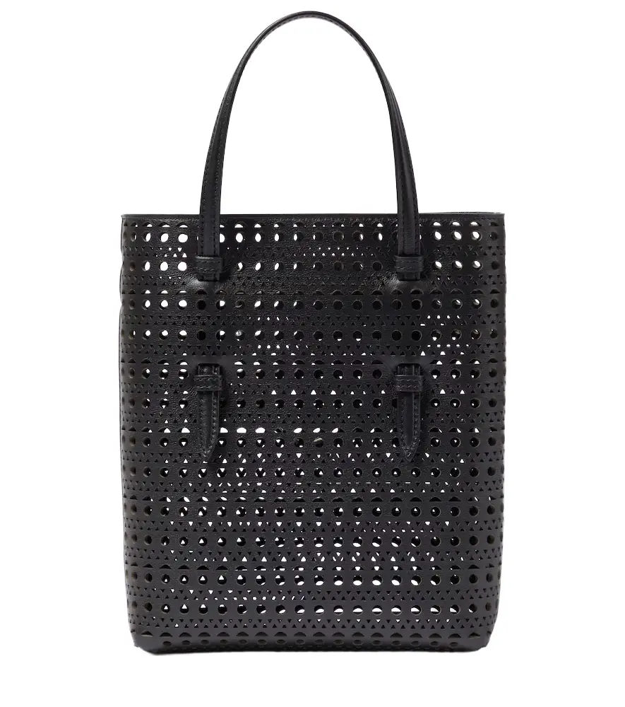 Alaia Alaïa Mina Ns Vienne Wave leather tote bag