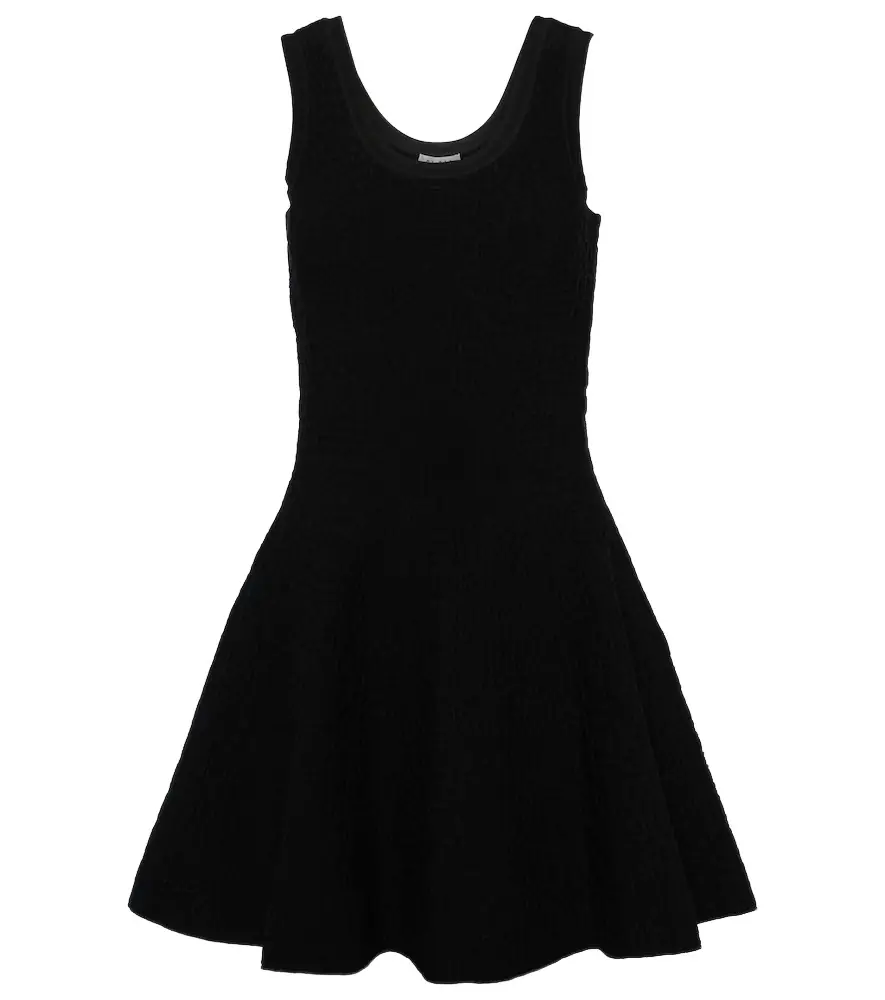Alaia Alaïa Croc-effect minidress