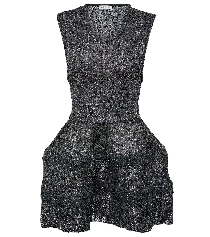 Alaia Alaïa Sequined minidress
