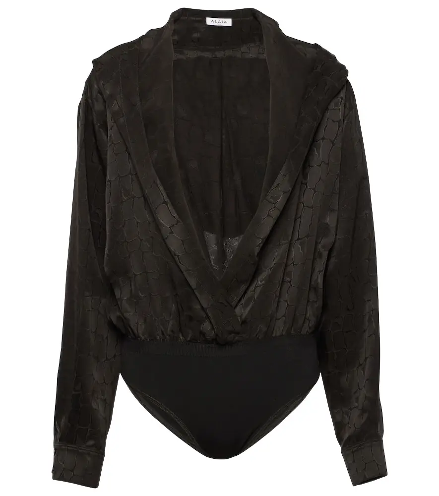 Alaia Alaïa Hooded bodysuit